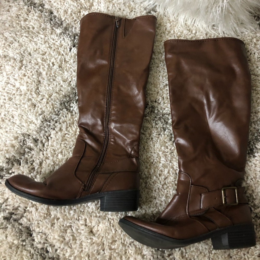 Knee High Brown Boots